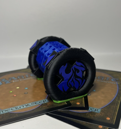 New Blue/Black Ring of Fire 4-Digit Dial Counter for Tabletop Gaming MTG/Pokemon - Image 3