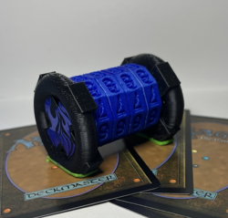 New Blue/Black Ring of Fire 4-Digit Dial Counter for Tabletop Gaming MTG/Pokemon - Image 4