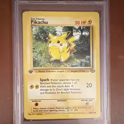 Pokemon TCG Pikachu Jungle 1st Edition PSA 6 60/64 English 1999 - Image 4