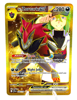 N's Zoroark EX 189/159 - Journey Together - Ultra Rare - Pokemon - NM - Image 1
