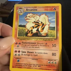 Pokemon TCG Arcanine 23/102 – Base Set 2 Non-Holo – Vintage 1999 Wizards - Image 1