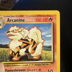 Pokemon TCG Arcanine 23/102 – Base Set 2 Non-Holo – Vintage 1999 Wizards - Image 5