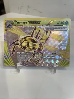 Pokemon TCG Yanmega Break Steam Siege Holo Rare Card 8/114 - Image 1