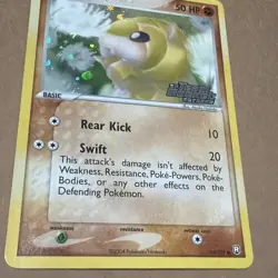 Sandshrew 74/109 EX Team Rocket Returns Reverse Holo Stamped Pokemon TCG 2004 - Image 3