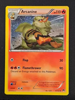 ARCANINE 11/122 UC BREAKPOINT POKEMON NM/M 2016 - Image 1