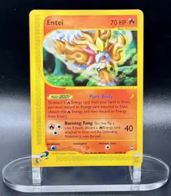 Entei 10/147 NonHolo Pokemon Aquapolis 2003 Wotc Vintage Rare MP/LP - Image 2