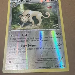 Persian 89/114 Reverse Holo Pokemon 2016 Steam Siege - Image 3