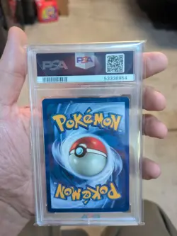 1999 POKEMON GAME BASE SET UNLIMITED 98 FIRE ENERGY PSA 9 MINT - Image 2