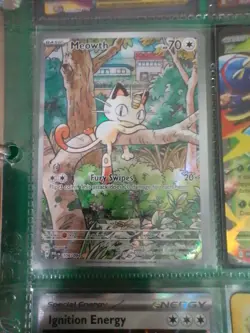 TCG Pokemon Meowth 106/094 Me02: Phantasmal Flames Holo - Image 1