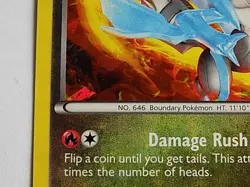 White Kyurem 102/149 Cracked Ice Holo B&W - Boundaries Crossed Pokemon - Image 3