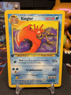 1999 | Pokemon Fossil | Kingler 1st Edition | 38/62 - Image 1