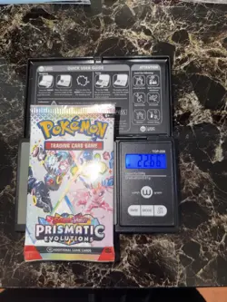 1x 22.66 Gram HEAVY Prismatic Evolutions Pack! Sealed! PRE S&V Pokemon TCG ENG - Image 1