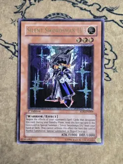 Yugioh Silent Swordsman LV3 RDS-EN009 1st Edition Ultimate Rare MP - Image 1