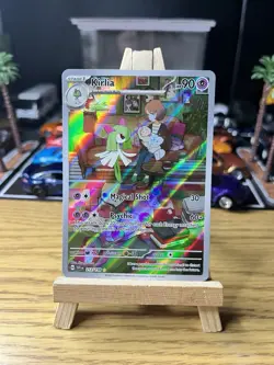 Pokemon TCG Kirlia Scarlet & Violet Base Set Holo Illustration Rare Card 212/198 - Image 1