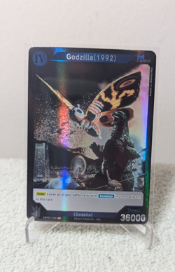 Godzilla (1992) EBP01-036 SR Foil Mothra Godzilla Card Game 1st Edition - NM - Image 1