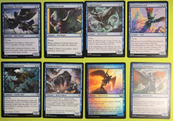 Blue Bird Bundle - Bird Deck Helper - 8 Cards - 1 Foil - MTG - Image 1