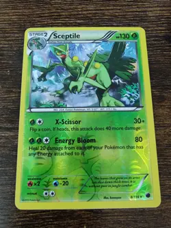 Sceptile 8/116 Plasma Freeze Reverse Holo Pokemon Card - Image 1