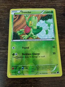 Treecko 6/116 Plasma Freeze Reverse Holo Pokemon Card - Image 1