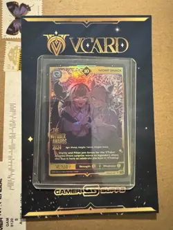 Gamer Supps VCard Vtuber Awards 2024 Promo Card 001 - Womp Snack - FULL ART 10 - Image 1