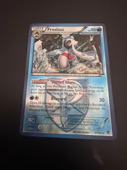 Froslass 23/101 B&W Plasma Blast 2013 Pokemon Card Reverse Holo Rare NM - Image 1