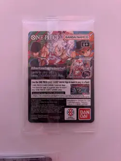 Bandai One Piece Card Game Monkey D. Luffy US Voyage 1st Rare 1st Edition P-055 - Image 2