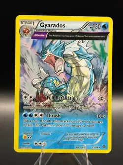 Pokemon TCG XY Ancient Origins Gyarados Holo Rare Card 21/98 - Image 1