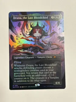 Drana, the Last Bloodchief (Rainbow Foil) Secret Lair Drop Foil MTG Magic Card - Image 1