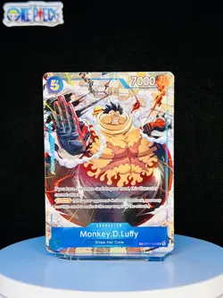 One Piece Card Game 🏴‍☠OP11-058 Monkey.D.Luffy "TR" NM Alt Art Foil ENGLISH - Image 1