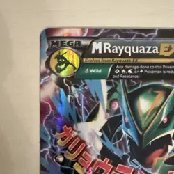Pokemon M Rayquaza EX 61/108 Roaring Skies Ultra Rare Holo Mega Card English - Image 5