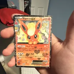 Pokemon Flareon EX Full Art Ultra Rare Holo Generations RC6/RC32 English Card - Image 1