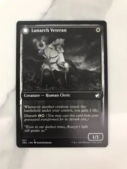 Lunarch Veteran / Luminous Phantom MTG Magic the Gathering Card NM Near Mint DBL - Image 1