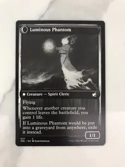 Lunarch Veteran / Luminous Phantom MTG Magic the Gathering Card NM Near Mint DBL - Image 2