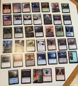 MTG - 100ct w/Card List Random RARE/MYTHIC w/foil Bulk Lot C - $50+ Market Value - Image 1