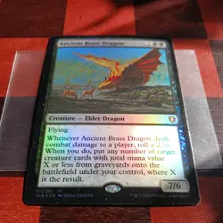Mtg Ancient Brass Dragon FOIL NM Commander Legends Mythic Rare Card - Image 5