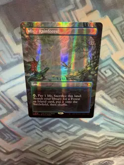 MTG Borderless Dragonscale Foil Misty Rainforest NM Unplayed Special Guests - Image 5