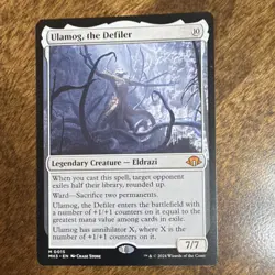 Magic: The Gathering Ulamog, the Defiler Mythic Colorless Legendary Eldrazi MH3 - Image 1