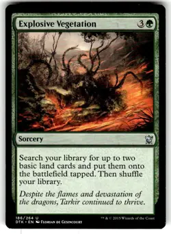 Explosive Vegetation Dragons of Tarkir Regular MTG - Image 1