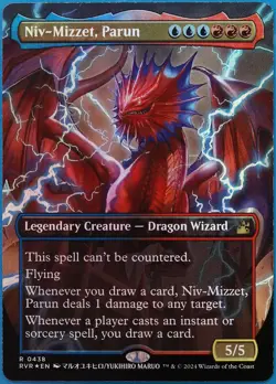 Niv-Mizzet, Parun (Borderless) FOIL Ravnica Remastered MINT (512081) ABUGames - Image 1
