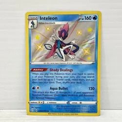 Inteleon SV027/SV122 - Pokemon TCG Shining Fates: Shiny Vault - Holo NM - Image 1