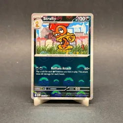 Scrafty 058/086 White Flare Pokemon TCG Uncommon Poke Ball Foil - Image 1
