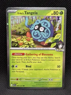 Pokemon TCG ERIKA’S TANGELA 007/217 Ascended Heroes Cosmos Holo Promo - Image 1