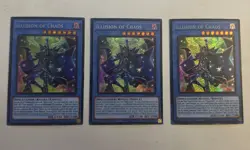 Illusion Of Chaos Prismatic Secret Rare 3X PLAYSET Yugioh TCG MP23-EN017 - Image 1
