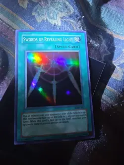 Yugioh Swords of Revealing Light Unlimited Edition Super Rare LOB-101 LP - Image 5