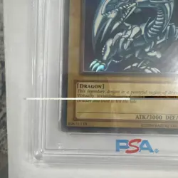 2002 YU-GI-OH! BLUE-EYES WHITE DRAGON SDK-001 PSA 4 VG - Image 5