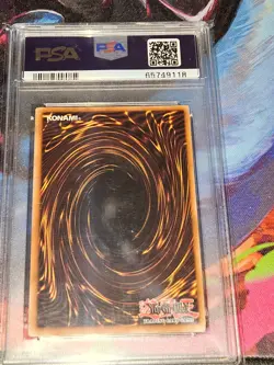 2003 Yu-Gi-Oh! Jinzo BPT-011 Secret Rare PSA 9 MINT - Image 2
