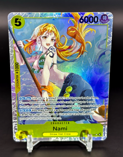 One Piece TCG Nami 053 EB03-053 Extra Booster Heroines Edition SR English NM - Image 2