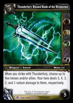 Thunderfury, Blessed Blade of the Windseeker - Through the Dark Portal - World - Image 1