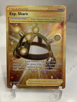 Pokemon TCG Exp. Share Secret Rare Gold Card 180/163 Battle Styles - Image 1