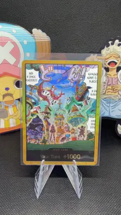 DON!! Card (Egghead) (Gold) The Azure Sea's Seven Foil - Image 1