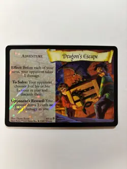 Harry Potter TCG Dragon's Escape #4/116 Rare Foil Card Base Set Holo - Image 1
